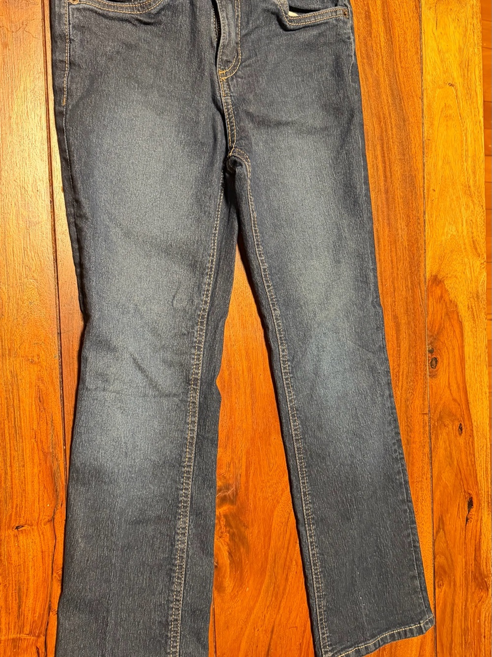 Lucky Brand Dark Indigo Kids Jeans with Contrast Stitching